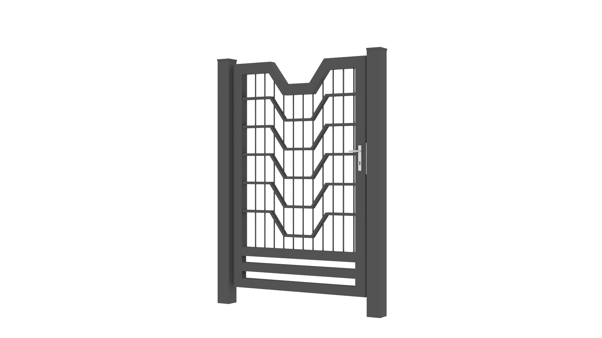 Furtka wejściowa panel 2D wzór C