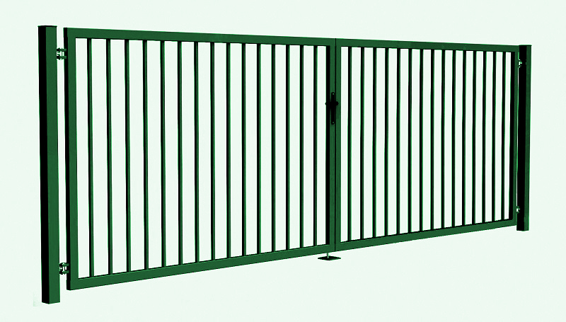 Brama dwuskrzydłowa uniwersalna profil 15×15 pionowa