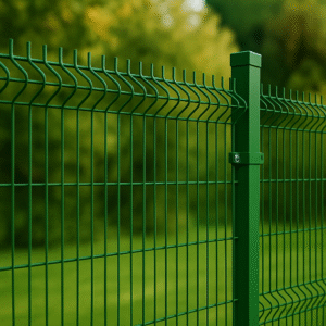 Panel Ogrodzeniowy ocynkowany + RAL 6005 zielony fi 4 – 103 cm